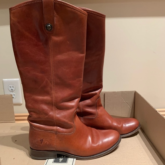 Frye Melissa Boot in Cognac - Picture 5 of 8